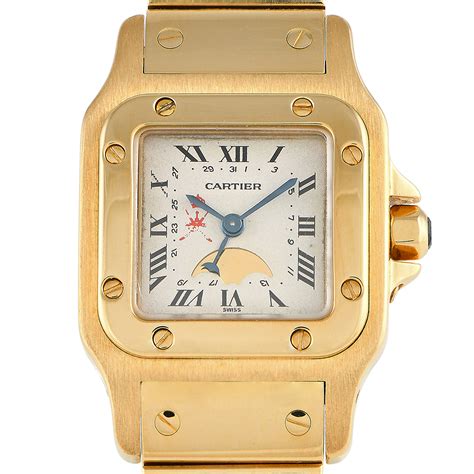 cartier santos quartz watch price|cartier santos watch size guide.